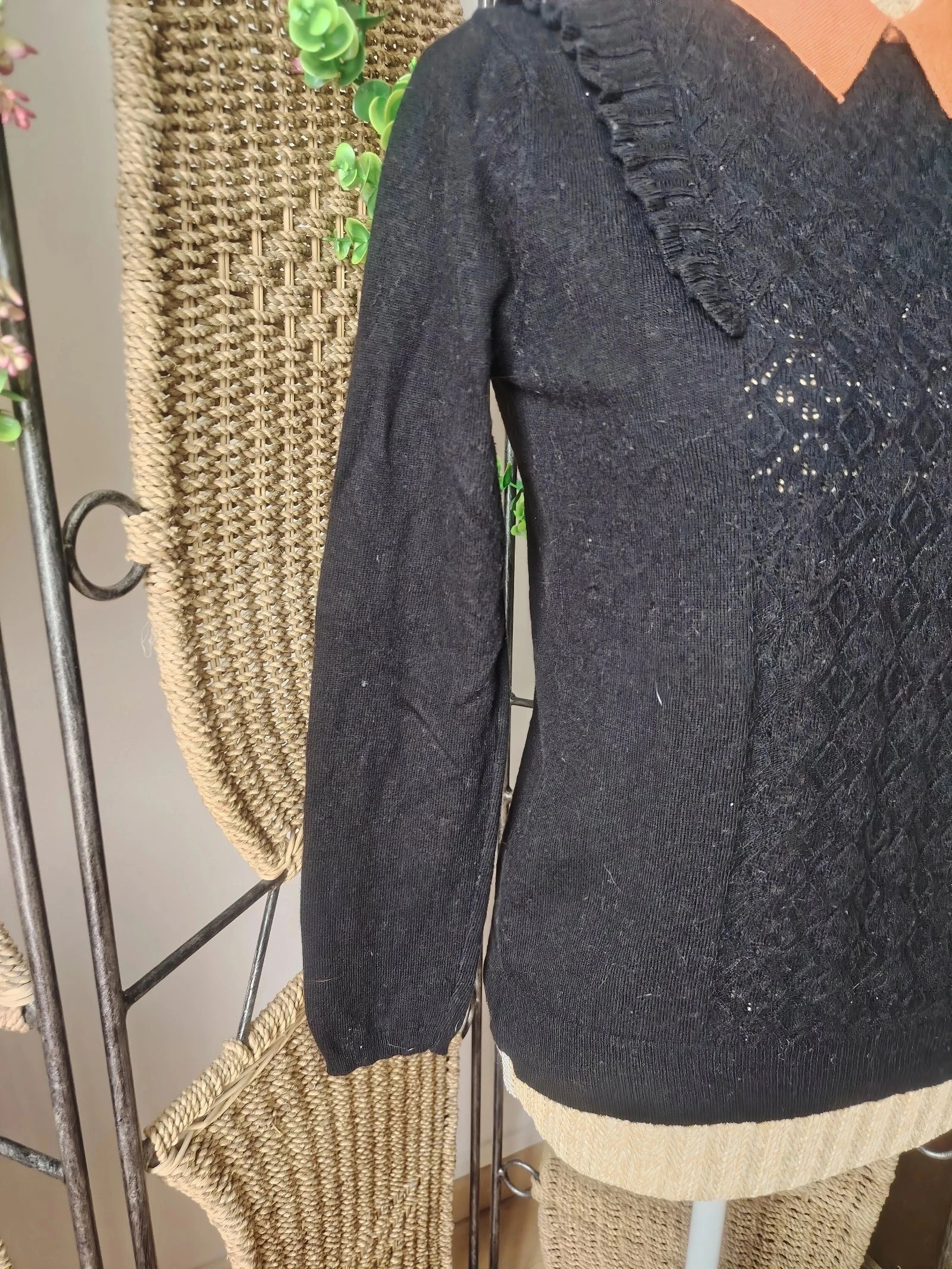Suéter con cuello tipo camisa para mujer 36 La Petite Étoile – photo 3
